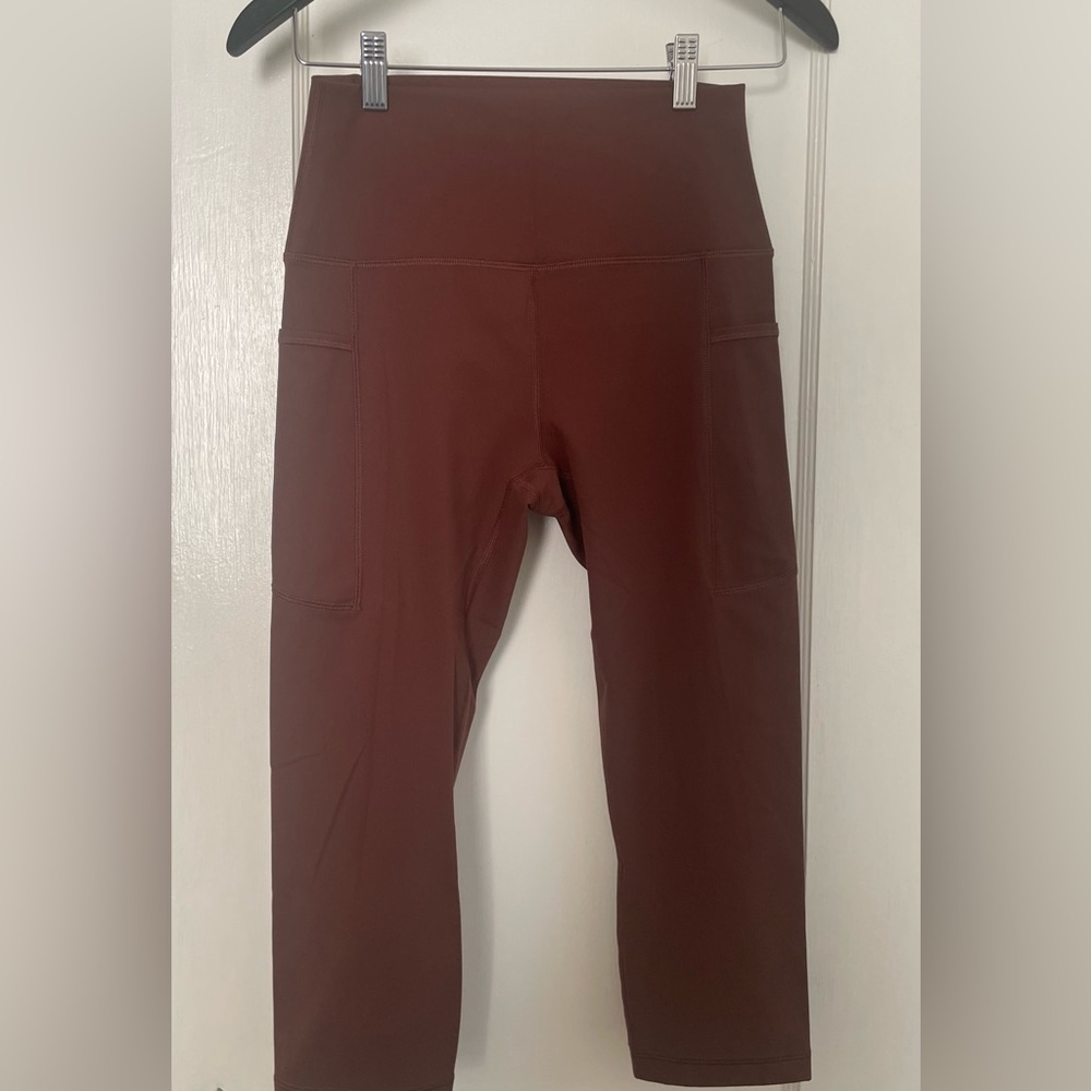 HeyNuts Essential High Waisted Yoga Capris Leggings Tummy Control Womens M 8/10 - Picture 4 of 7